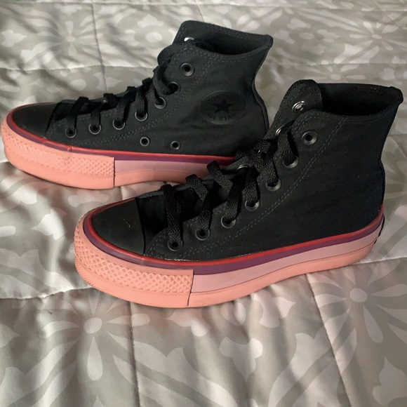 converse opi black platform